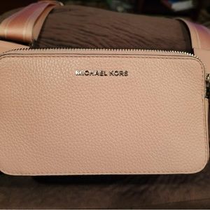Michael Kors pink crossbody purse